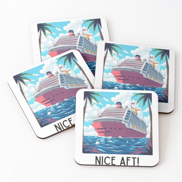 Item preview, Nice AFT – Funny Cruise Ship Pun T-Shirt designed and sold by Taberland.