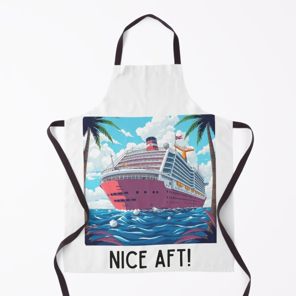 Item preview, Nice AFT – Funny Cruise Ship Pun T-Shirt designed and sold by Taberland.