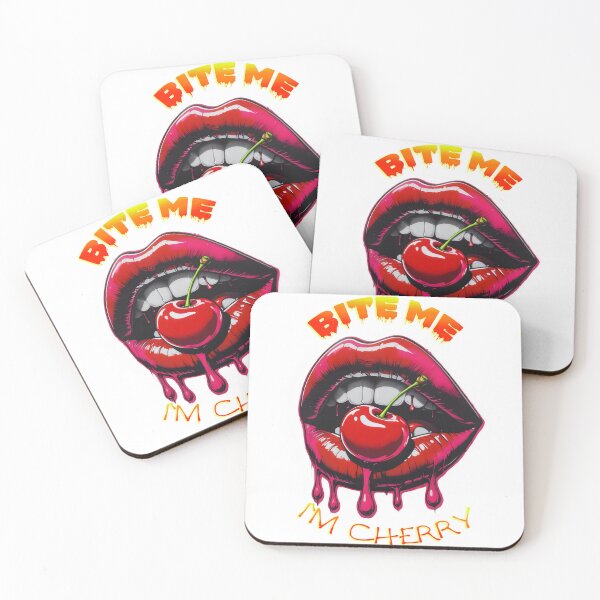 Item preview, Bite Me, I’m Cherry. designed and sold by yoyola999.