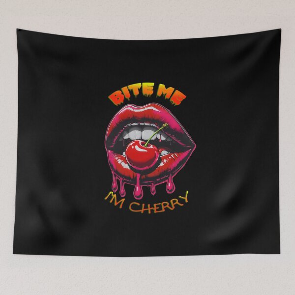 Item preview, Bite Me, I’m Cherry. designed and sold by yoyola999.