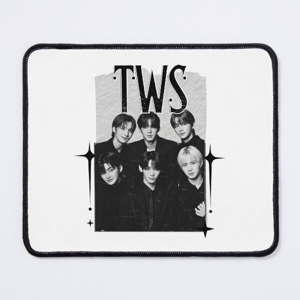Item preview, TWS K-Pop Boy Group Scrapbook Collage Cozy Y2K Vintage Design designed and sold by HELL0WBELLO.
