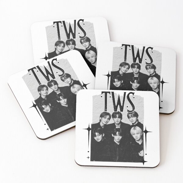 Item preview, TWS K-Pop Boy Group Scrapbook Collage Cozy Y2K Vintage Design designed and sold by HELL0WBELLO.
