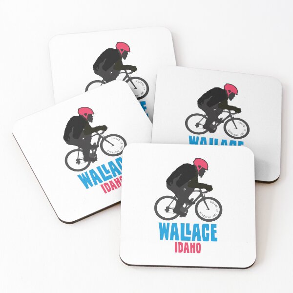 Item preview, Bigfoot Riding Bicycle to Wallace Idaho designed and sold by Vector-Artist.