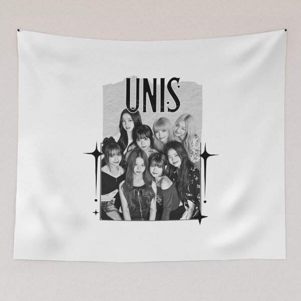 Item preview, UNIS K-Pop Girl Group Scrapbook Collage Cozy Y2K Vintage Design designed and sold by HELL0WBELLO.