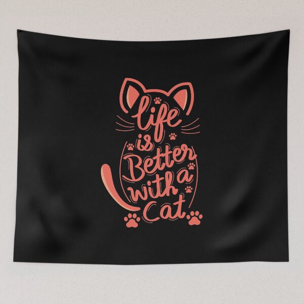 Item preview, Copy of Life Is Better With A Cat Red designed and sold by Isma Saleem.