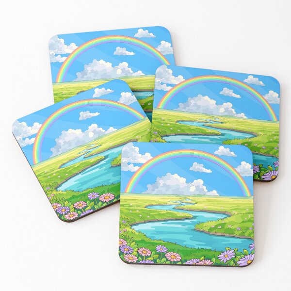 Item preview, Rainbow Over the Meadow Stream designed and sold by HSE1.