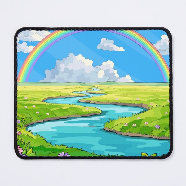 Item preview, Rainbow Over the Meadow Stream designed and sold by HSE1.