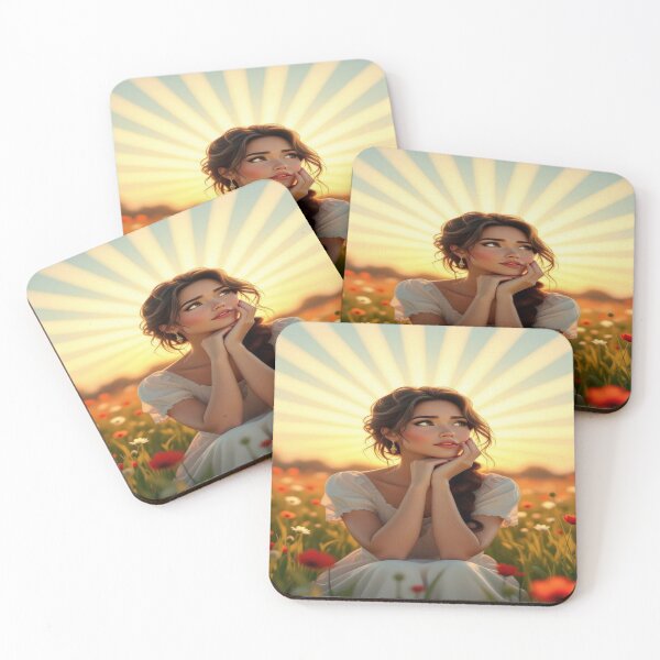 Item preview, Sunlit Reverie – Poppies, Thoughts & the Golden Whisper of Morning designed and sold by FotoworldEdel.