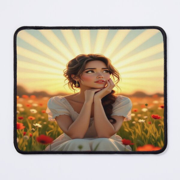Item preview, Sunlit Reverie – Poppies, Thoughts & the Golden Whisper of Morning designed and sold by FotoworldEdel.