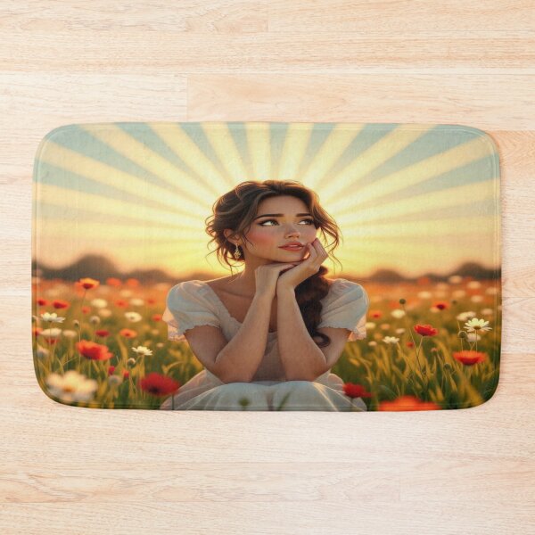 Item preview, Sunlit Reverie – Poppies, Thoughts & the Golden Whisper of Morning designed and sold by FotoworldEdel.