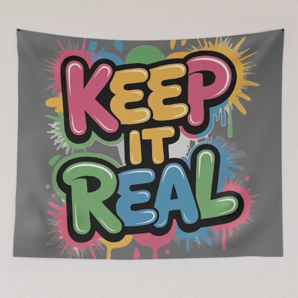 Item preview, Keep it Real Graffiti designed and sold by Ketique.