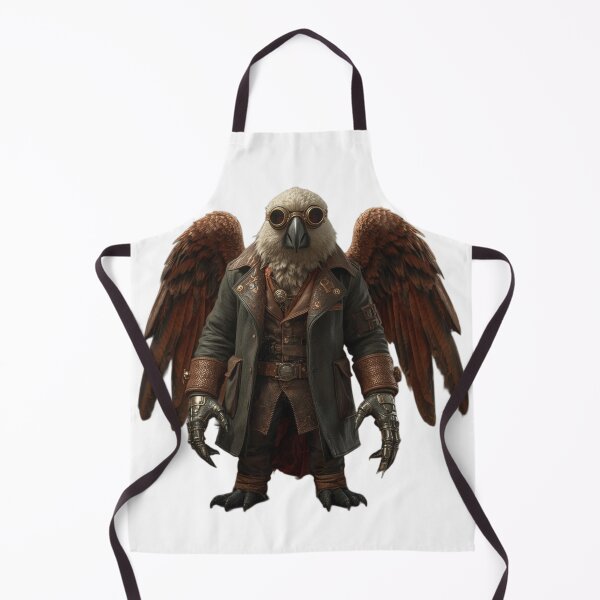 Item preview, Captain Rivetclaw – The Steam-Powered Parrot (no background) designed and sold by PlatyPunk1000.