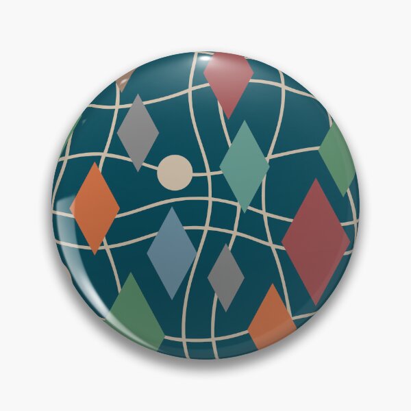 Item preview, Abstracto geométrico moderno de mediados de siglo colorido 588 designed and sold by tonymagnerart.