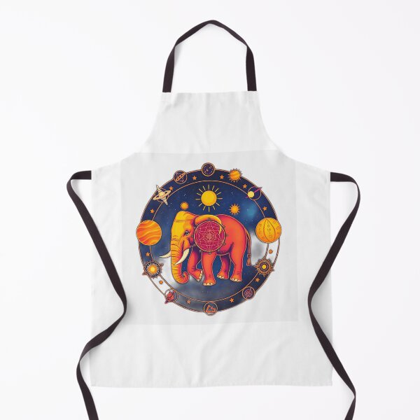 Item preview, Cosmic Elephant and Planetary Symbols designed and sold by sharon1210.