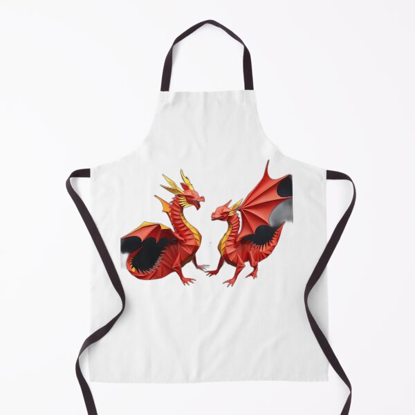 Item preview, Cosmic Origami Dragons in Red and Gold designed and sold by sharon1210.