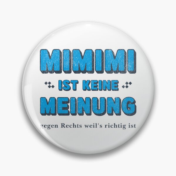 Item preview, “MIMIMI is not an opinion – statement design in ironic blue” designed and sold by VariousGoodies.