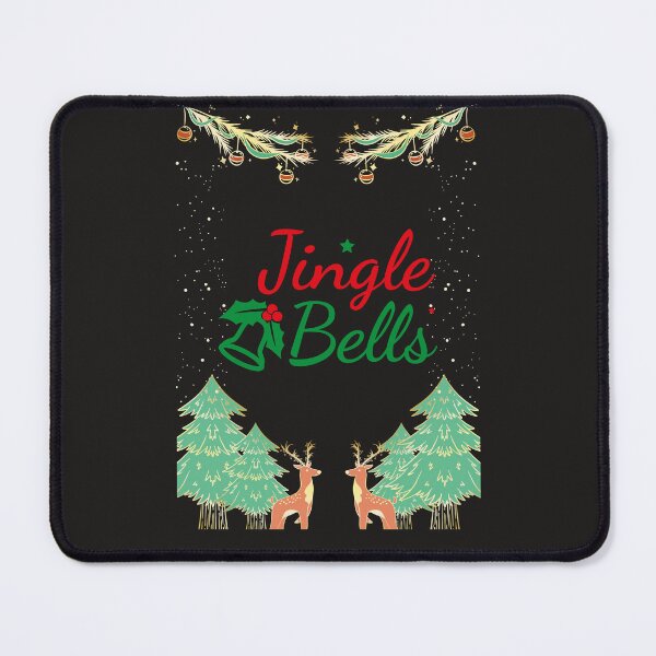 Item preview, Cute Jingle Bells shirt with Christmas tree and reindeer. designed and sold by apple-tea.