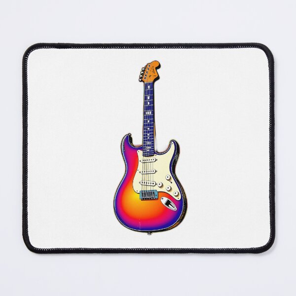Item preview, Colorful Comic Style Guitar Art designed and sold by sharon1210.