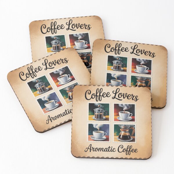 Item preview, Coffee lovers - postcard,oil paint. designed and sold by elegantpaterns.