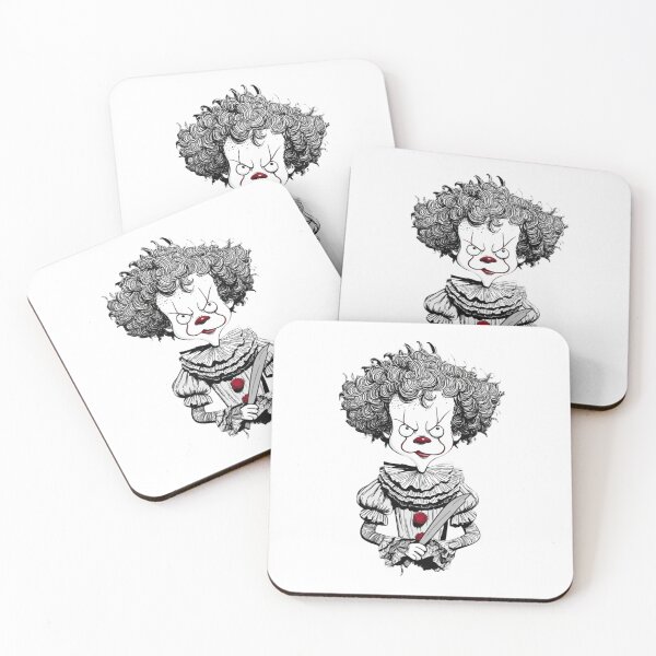 Item preview, Creepy Horror Clown – Dark Circus Cartoon Art designed and sold by PinkBossStudio.