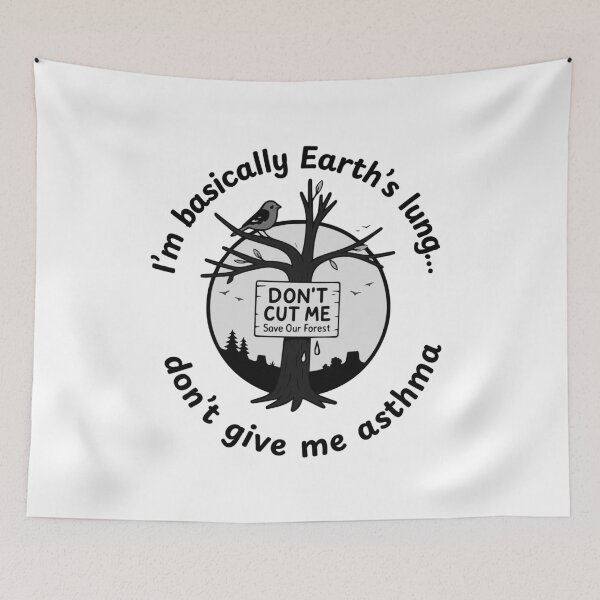 Item preview, I’m Basically Earth’s Lung – Eco and Environmental Style designed and sold by CreoTree.