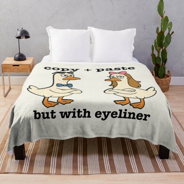 Item preview, My Dad Gets Mad at Me Copy Paste with Eyeliner Funny Geese designed and sold by SunfullyYours.