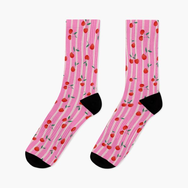 Item preview, Cherry and Stripes designed and sold by DafneDStudio.
