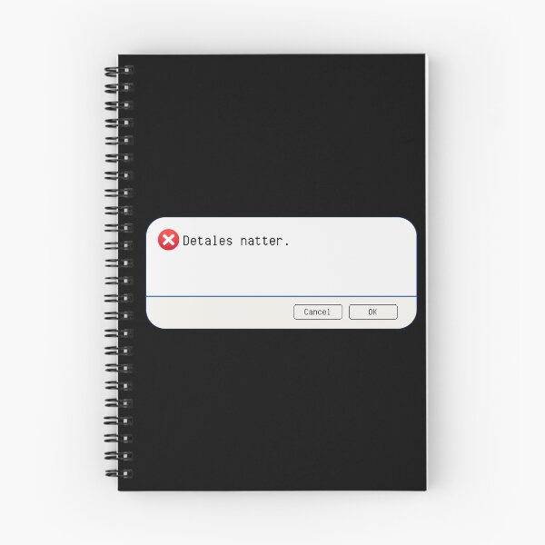Item preview, UNEXPECTED ERROR:  Detales natter. - funny computer signs designed and sold by DesignsFromTW-S.