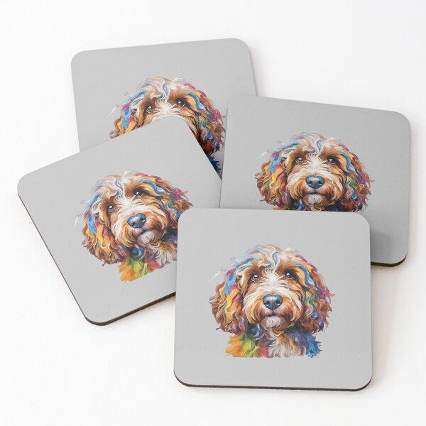Item preview, Cockapoo, Watercolor, Dog Lover Labradoodle Cavapoo Doodle Cute designed and sold by happiecatstore.