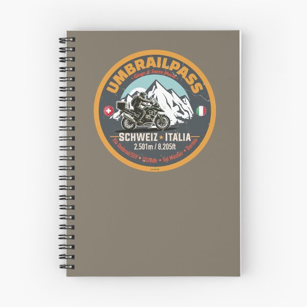 Item preview, Umbrail Pass Passo dell Umbrail Italy Switzerland Sticker & T-Shirt 02 designed and sold by OuterShellUK.