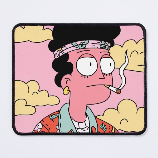 Item preview, Fractal Drugcore Character – Psychedelic Vaporwave Portrait designed and sold by PinkBossStudio.