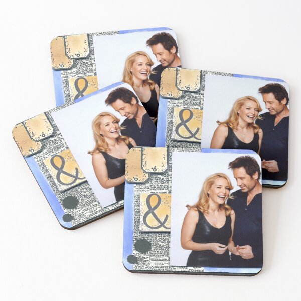 Item preview, David Duchovny and Gillian Anderson designed and sold by VavieDDfan4ever.