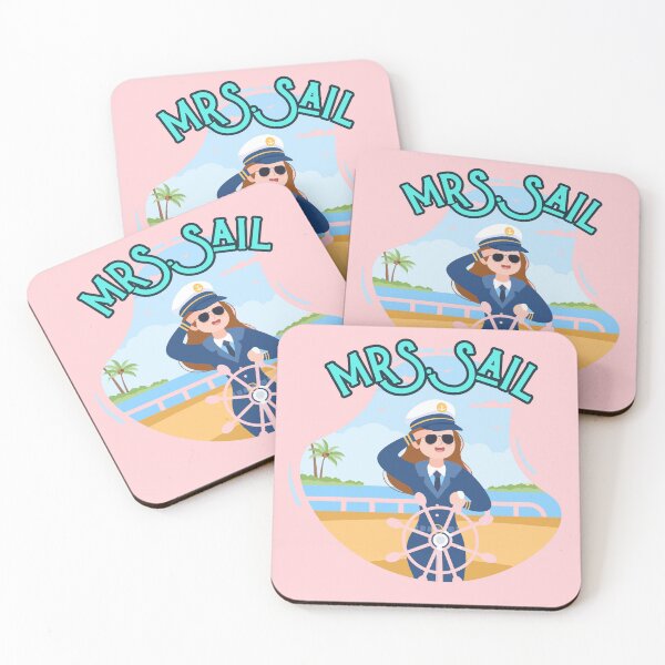 Item preview, Mrs. Sail Female Captain Design designed and sold by windwander.