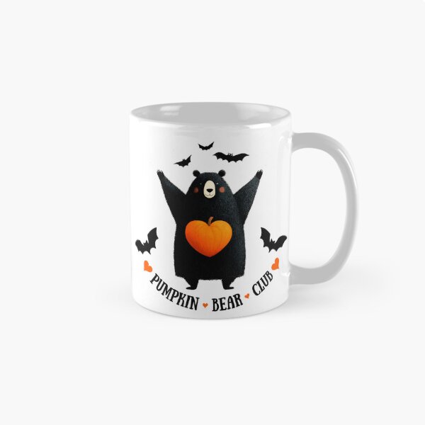 Item preview, Pumpkin Heart Bear – Cute Black Bear Halloween Design | Spooky Fall Gift Idea designed and sold by LizaRancel.