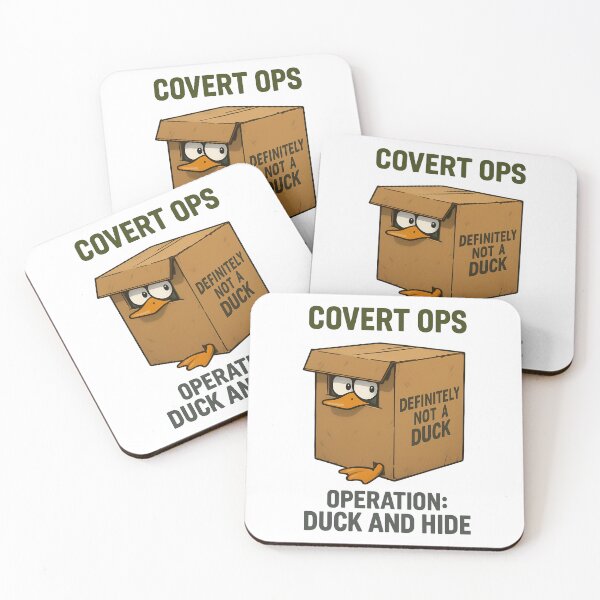 Item preview, Covert Ops Duck – Operation Duck and Hide Funny Stealth Shirt designed and sold by TeeTimeTreasure.