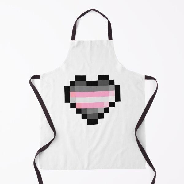 Item preview, Demigirl Pixel Heart Pride Flag designed and sold by HarveyHandcraftsandDesigns.
