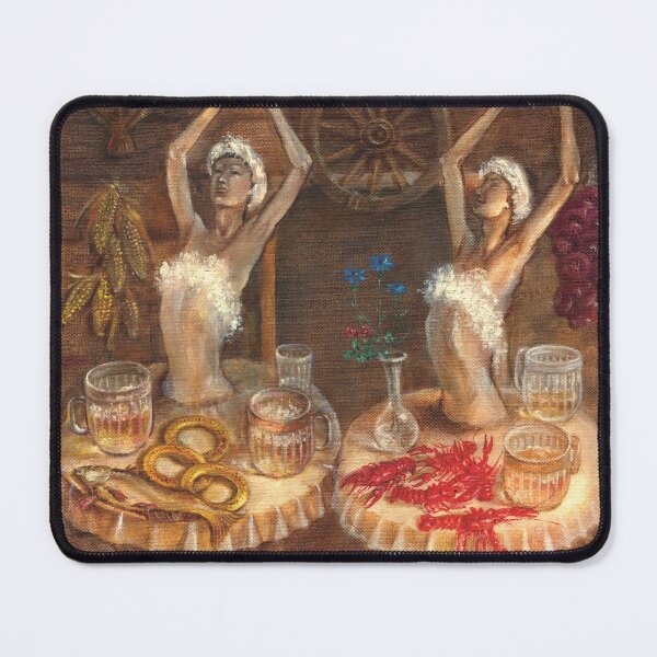 Item preview, Still life with swans designed and sold by AleksARTua.