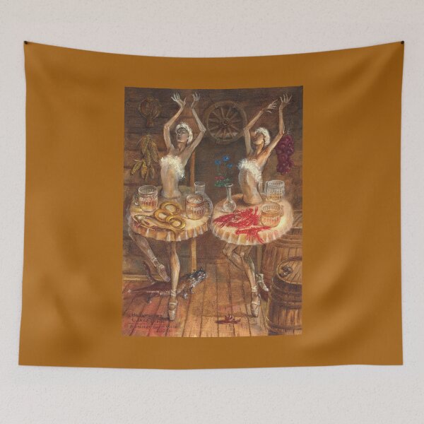 Item preview, Still life with swans designed and sold by AleksARTua.