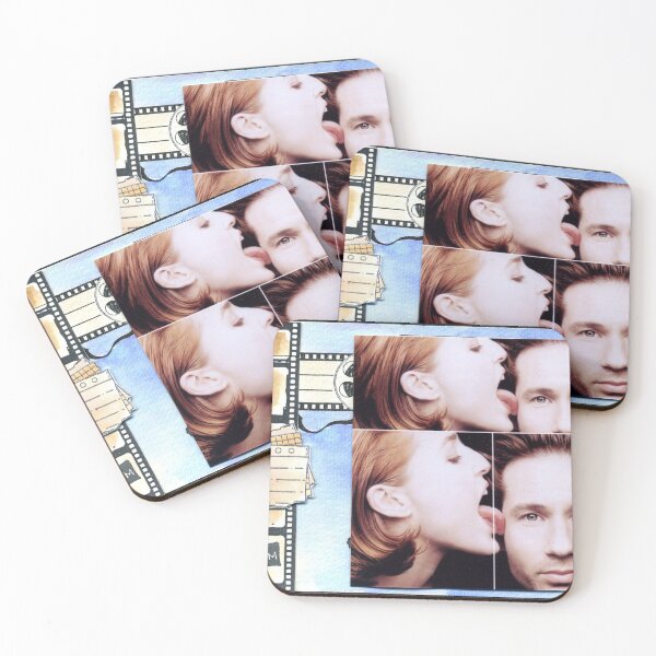 Item preview, David Duchovny and Gillian Anderson iconic photoshoot. designed and sold by VavieDDfan4ever.