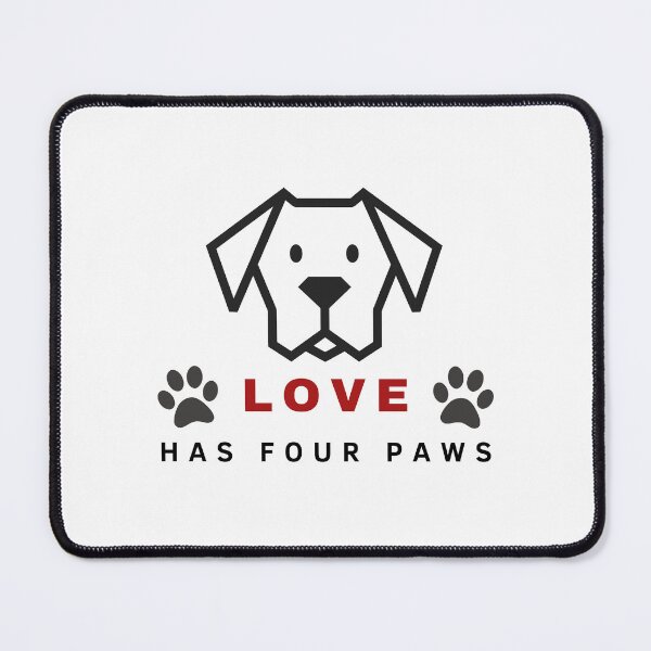 Item preview, Love Has Four Paws designed and sold by The Wandering Bookworm.