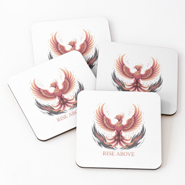 Item preview, Phoenix Rising – Fiery Mythical Bird Symbol designed and sold by ArtByYunus.
