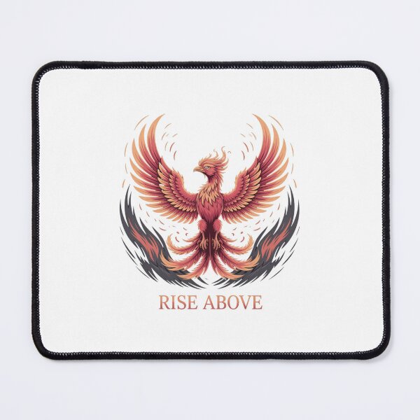 Item preview, Phoenix Rising – Fiery Mythical Bird Symbol designed and sold by ArtByYunus.