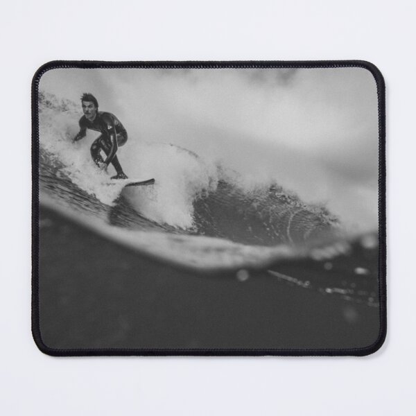 Item preview, Split Wave - Black and White Surf Photo - Bells Beach designed and sold by JayrosParker.