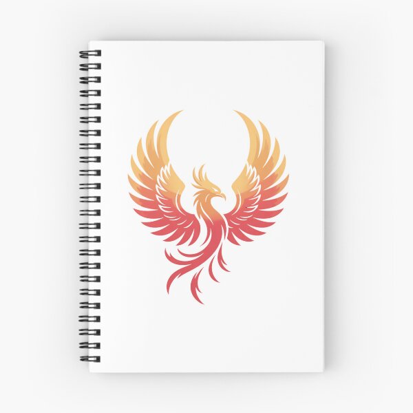 Item preview, Phoenix Rising – Fiery Mythical Bird Symbol designed and sold by ArtByYunus.