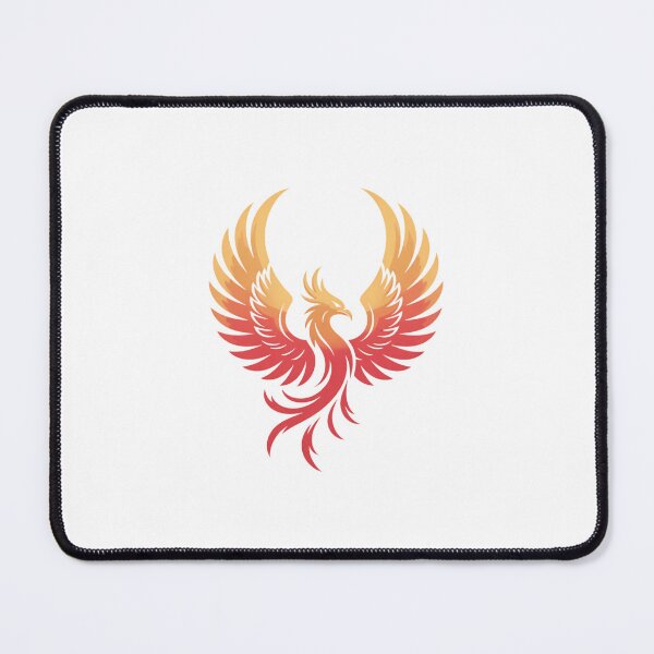 Item preview, Phoenix Rising – Fiery Mythical Bird Symbol designed and sold by ArtByYunus.