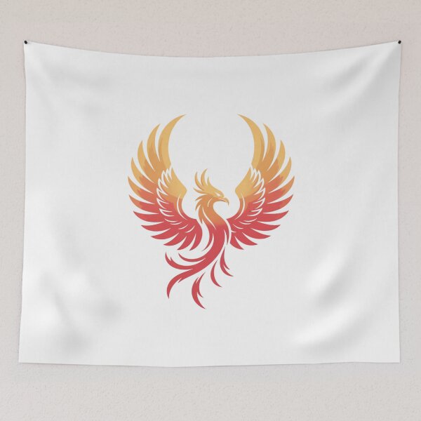 Item preview, Phoenix Rising – Fiery Mythical Bird Symbol designed and sold by ArtByYunus.