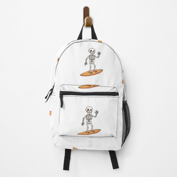 Item preview, Skeleton Surfer – Undead Wave Rider designed and sold by PinkBossStudio.