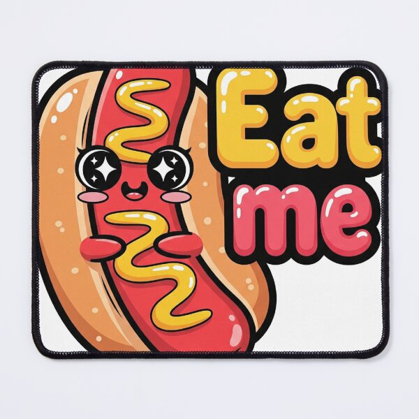 Item preview, Super Cute Hotdog - Eat Me! designed and sold by meesub.