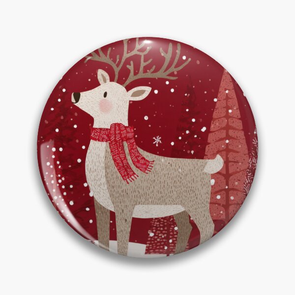 Item preview, Cozy Reindeer – Winter Animal Illustration designed and sold by PinkBossStudio.