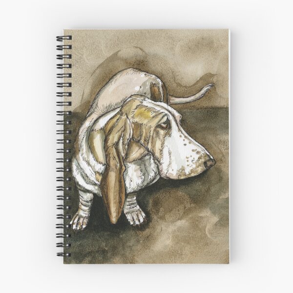 Item preview, Too tired to yawn - Basset Hound Art designed and sold by AlmostAnAngel66.